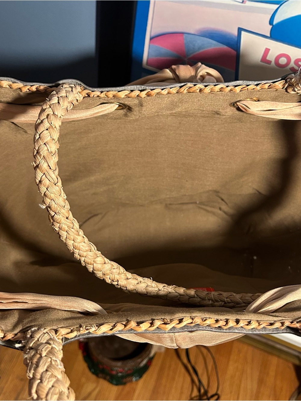 Becca Rafia beach tote - Picture 6 of 8